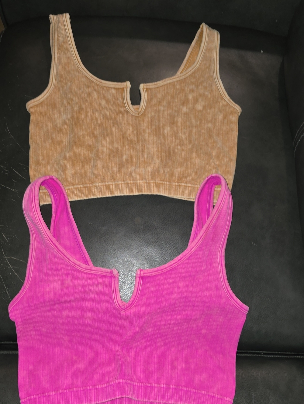 Women's Zenana S/M Crop Top Set